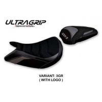 HOUSSE DE SELLE COMPATIBLE SUZUKI GSX S 1000 (15-20) MODÈLE MAVORA - Logo : AVEC LOGO, Couleur : BLANC, Type : ULTRAGRIP