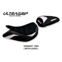 HOUSSE DE SELLE COMPATIBLE SUZUKI GSX S 1000 (15-20) MODÈLE MAVORA - Logo : AVEC LOGO, Couleur : NOIR, Type : ULTRAGRIP