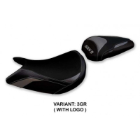 HOUSSE DE SELLE COMPATIBLE SUZUKI GSX S 1000 (15-20) MODÈLE WARD - Logo : AVEC LOGO, Couleur : NOIR, Type : STANDARD