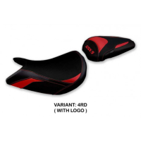 HOUSSE DE SELLE COMPATIBLE SUZUKI GSX S 1000 (15-20) MODÈLE WARD - Couleur : ROUGE, Type : STANDARD, Logo : AVEC LOGO