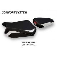 HOUSSE DE SELLE COMPATIBLE SUZUKI GSX R 600/750 (11-20) MODÈLE TÉHÉRAN - Couleur : ROUGE, Type : CONFORT, Logo : AVEC LOGO