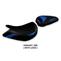 HOUSSE DE SELLE COMPATIBLE SUZUKI GSX S 1000 (21-22) MODÈLE LINDI CONFORT, BLEU, - Couleur : ROUGE, Type : CONFORT, Logo : AVEC LOGO
