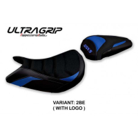 HOUSSE DE SELLE COMPATIBLE SUZUKI GSX S 1000 (21-22) MODÈLE LINDI CONFORT, BLEU, - Logo : AVEC LOGO, Couleur : BLANC, Type : CONFORT