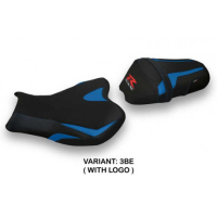 HOUSSE DE SELLE COMPATIBLE SUZUKI GSX R 1000 (09-16) MODÈLE CEVIO - Couleur : BLANC, Type : STANDARD, Logo : AVEC LOGO