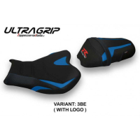 HOUSSE DE SELLE COMPATIBLE SUZUKI GSX R 1000 (09-16) MODÈLE DALIAN 1 - Couleur : NOIR, Logo : AVEC LOGO, Type : ULTRAGRIP