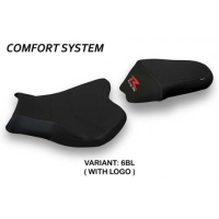 HOUSSE DE SELLE COMPATIBLE SUZUKI GSX R 1000 (09-16) MODÈLE ITRI 2 - Couleur : BLEU, Type : CONFORT, Logo : AVEC LOGO
