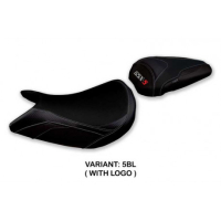 HOUSSE DE SELLE COMPATIBLE SUZUKI GSX S 1000 F (15-20) MODÈLE TORERE - Type : STANDARD, Logo : AVEC LOGO, Couleur : GRIS GRIS