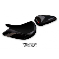 HOUSSE DE SELLE COMPATIBLE SUZUKI GSX S 1000 F (15-20) MODÈLE TORERE - Couleur : NOIR, Type : STANDARD, Logo : AVEC LOGO