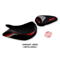 HOUSSE DE SELLE COMPATIBLE SUZUKI GSX S 1000 (15-20) MODÈLE WARD SPECIAL COLOR - Logo : AVEC LOGO, Couleur : BLEU JAUNE, Type : STANDARD