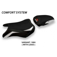 HOUSSE DE SELLE COMPATIBLE SUZUKI GSX S 750 (17-21) MODÈLE HOKOTA 1 - Couleur : JAUNE, Type : CONFORT, Logo : AVEC LOGO