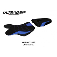 HOUSSE DE SELLE COMPATIBLE SUZUKI GSR 750 (10-17) MODÈLE SIENA - Logo : AVEC LOGO, Couleur : BLEU, Type : ULTRAGRIP 