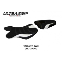 HOUSSE DE SELLE COMPATIBLE SUZUKI GSR 750 (10-17) MODÈLE SIENA - Logo : AVEC LOGO, Couleur : BLEU, Type : ULTRAGRIP