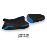 HOUSSE DE SELLE COMPATIBLE SUZUKI GSX R 600/750 (06-07) MODÈLE NIKITI - Logo : AVEC LOGO, Couleur : BLEU, Type : STANDARD 