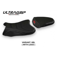 HOUSSE DE SELLE COMPATIBLE SUZUKI GSX R 600/750 (06-07) MODÈLE THASOS - Logo : AVEC LOGO, Couleur : BLEU, Type : ULTRAGRIP