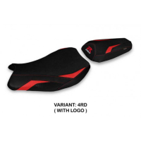 HOUSSE DE SELLE COMPATIBLE SUZUKI GSX R 1000 (17-21) MODÈLE ELMAS - Couleur : BLEU, Type : STANDARD, Logo : AVEC LOGO