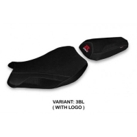 HOUSSE DE SELLE COMPATIBLE SUZUKI GSX R 1000 (17-21) MODÈLE ELMAS - Couleur : ROUGE, Type : STANDARD, Logo : AVEC LOGO