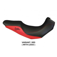 HOUSSE DE SELLE COMPATIBLE TRIUMPH TIGER 1050 (07-13) AVELLINO MODÈLE 2 - Logo : AVEC LOGO, Couleur : GRIS GRIS, Type : STANDARD