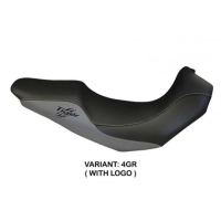 HOUSSE DE SELLE COMPATIBLE TRIUMPH TIGER 1050 (07-13) AVELLINO MODÈLE 2 - Logo : AVEC LOGO, Couleur : BLANC, Type : STANDARD