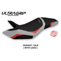 HOUSSE DE SELLE COMPATIBLE TRIUMPH SPEED TRIPLE (11-15) MODÈLE NISKO SPECIAL COL - Logo : AVEC LOGO, Type : ULTRAGRIP, Couleur : BLANC ROUGE