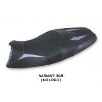 HOUSSE DE SELLE COMPATIBLE TRIUMPH SPEED TRIPLE (05-10) MODÈLE JORGE - Type : CONFORT, Couleur : GRIS GRIS, Logo : SANS LOGO