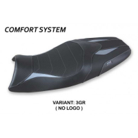 HOUSSE DE SELLE COMPATIBLE TRIUMPH SPEED TRIPLE (05-10) MODÈLE JORGE - Logo : SANS LOGO, Couleur : ORANGE, Type : CONFORT 