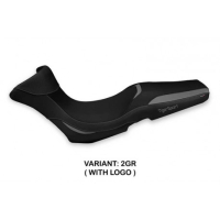 HOUSSE DE SELLE COMPATIBLE  TRIUMPH TIGER 1050 SPORT (13-20) MODÈLE JULFA - Logo : AVEC LOGO, Couleur : NOIR, Type : STANDARD