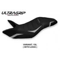 HOUSSE DE SELLE COMPATIBLE TRIUMPH SPEED TRIPLE (11-15) NISKO 1 MODÈLE - Logo : AVEC LOGO, Couleur : ROUGE, Type : ULTRAGRIP