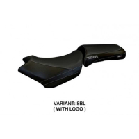 HOUSSE DE SELLE COMPATIBLE TRIUMPH TIGER 1200 (18-21) MODÈLE VENEZIA 1 - Type : CONFORT, Logo : AVEC LOGO, Couleur : VERT MILITAITE