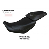 HOUSSE DE SELLE COMPATIBLE VOGE VALICO DS/DSX (20-22) MODÈLE SUINING - Logo : AVEC LOGO, Couleur : NOIR, Type : CONFORT 