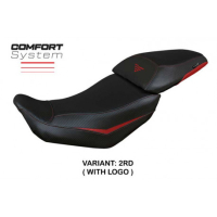 HOUSSE DE SELLE COMPATIBLE VOGE VALICO DS/DSX (20-22) MODÈLE SUINING - Logo : AVEC LOGO, Couleur : NOIR, Type : CONFORT