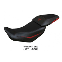HOUSSE DE SELLE COMPATIBLE VOGE VALICO DS/DSX (20-22) MODÈLE SUINING - Logo : AVEC LOGO, Couleur : NOIR, Type : STANDARD