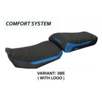 HOUSSE DE SELLE COMPATIBLE YAMAHA TRACER 900 (15-17) MODÈLE RAPALLO 1 - Logo : AVEC LOGO, Couleur : ROUGE, Type : CONFORT 