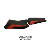HOUSSE DE SELLE COMPATIBLE YAMAHA FZ8 (10-16) MODÈLE PERUGIA 2 - Logo : AVEC LOGO, Couleur : ROUGE, Type : STANDARD