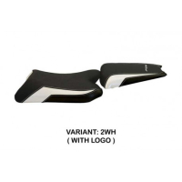 HOUSSE DE SELLE COMPATIBLE YAMAHA FZ8 (10-16) MODÈLE PERUGIA 2 - Logo : AVEC LOGO, Couleur : ROUGE, Type : STANDARD