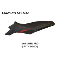 HOUSSE DE SELLE COMPATIBLE YAMAHA MT-09 (13-20) MODÈLE GALLIPOLI 4 - Logo : AVEC LOGO, Couleur : BLEU, Type : CONFORT