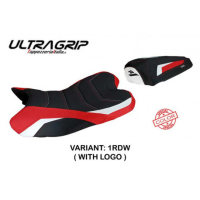 HOUSSE DE SELLE COMPATIBLE YAMAHA R1 (09-14) MODÈLE BALSAS SPECIAL COLOR - Logo : AVEC LOGO, Type : ULTRAGRIP, Couleur : JAUNE BLANC