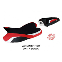 HOUSSE DE SELLE COMPATIBLE YAMAHA R1 (09-14) MODÈLE KAYAPO SPECIAL COLOR - Logo : AVEC LOGO, Couleur : ROUGE BLANC, Type : STANDARD