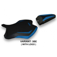 HOUSSE DE SELLE COMPATIBLE YAMAHA R6 (17-22) MODÈLE VAASA 3 - Logo : AVEC LOGO, Couleur : BLEU, Type : STANDARD 
