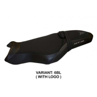 HOUSSE DE SELLE COMPATIBLE YAMAHA MT-10 (17-22) MODÈLE ARSENAL 1 - Logo : AVEC LOGO, Couleur : NOIR, Type : STANDARD