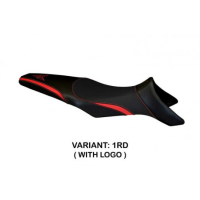 HOUSSE DE SELLE COMPATIBLE YAMAHA MT-09 (13-20) MODÈLE RICCIONE - Couleur : NOIR, Type : STANDARD, Logo : AVEC LOGO