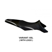HOUSSE DE SELLE COMPATIBLE YAMAHA MT-09 (13-20) MODÈLE RICCIONE - Couleur : ORANGE, Type : STANDARD, Logo : AVEC LOGO