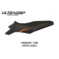 HOUSSE DE SELLE COMPATIBLE YAMAHA MT-09 (13-20) MODÈLE SOCI - Couleur : ORANGE, Logo : AVEC LOGO, Type : ULTRAGRIP