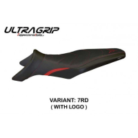 HOUSSE DE SELLE COMPATIBLE YAMAHA MT-09 (13-20) MODÈLE SOCI - Logo : AVEC LOGO, Couleur : ROUGE, Type : ULTRAGRIP