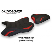 HOUSSE DE SELLE COMPATIBLE YAMAHA R1 (07-08) MODÈLE HABAY 1 - Logo : AVEC LOGO, Couleur : JAUNE, Type : ULTRAGRIP