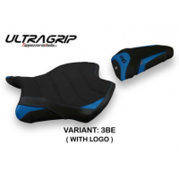 HOUSSE DE SELLE COMPATIBLE  YAMAHA R6 (17-22) MODÈLE HELSINKI 1 - Couleur : NOIR, Logo : AVEC LOGO, Type : ULTRAGRIP 