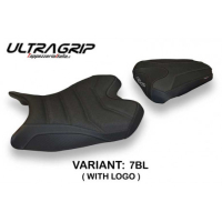 HOUSSE DE SELLE COMPATIBLE YAMAHA R6 (08-16) MODÈLE BARDI 1 - Couleur : NOIR, Logo : AVEC LOGO, Type : ULTRAGRIP