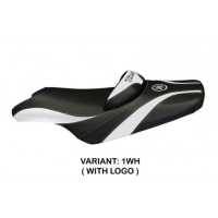 HOUSSE DE SELLE COMPATIBLE YAMAHA T-MAX (08-16) MODÈLE MPSS - Logo : AVEC LOGO, Couleur : NOIR, Type : STANDARD