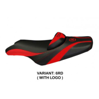 HOUSSE DE SELLE COMPATIBLE YAMAHA T-MAX (08-16) MODÈLE MPSS - Logo : AVEC LOGO, Couleur : GRIS GRIS, Type : STANDARD