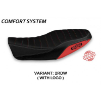 HOUSSE DE SELLE COMPATIBLE YAMAHA XSR 700 (16-20) MODÈLE DAGDA SPECIAL COLOR - Logo : AVEC LOGO, Couleur : NOIR, Type : CONFORT