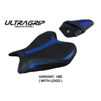 HOUSSE DE SELLE COMPATIBLE YAMAHA R7 (21-22) MODÈLE THERA - Couleur : BLEU, Logo : AVEC LOGO, Type : ULTRAGRIP